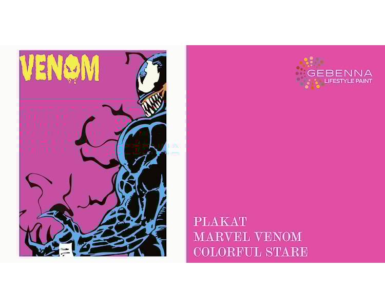 Plakat Marvel Venom Colorful Stare